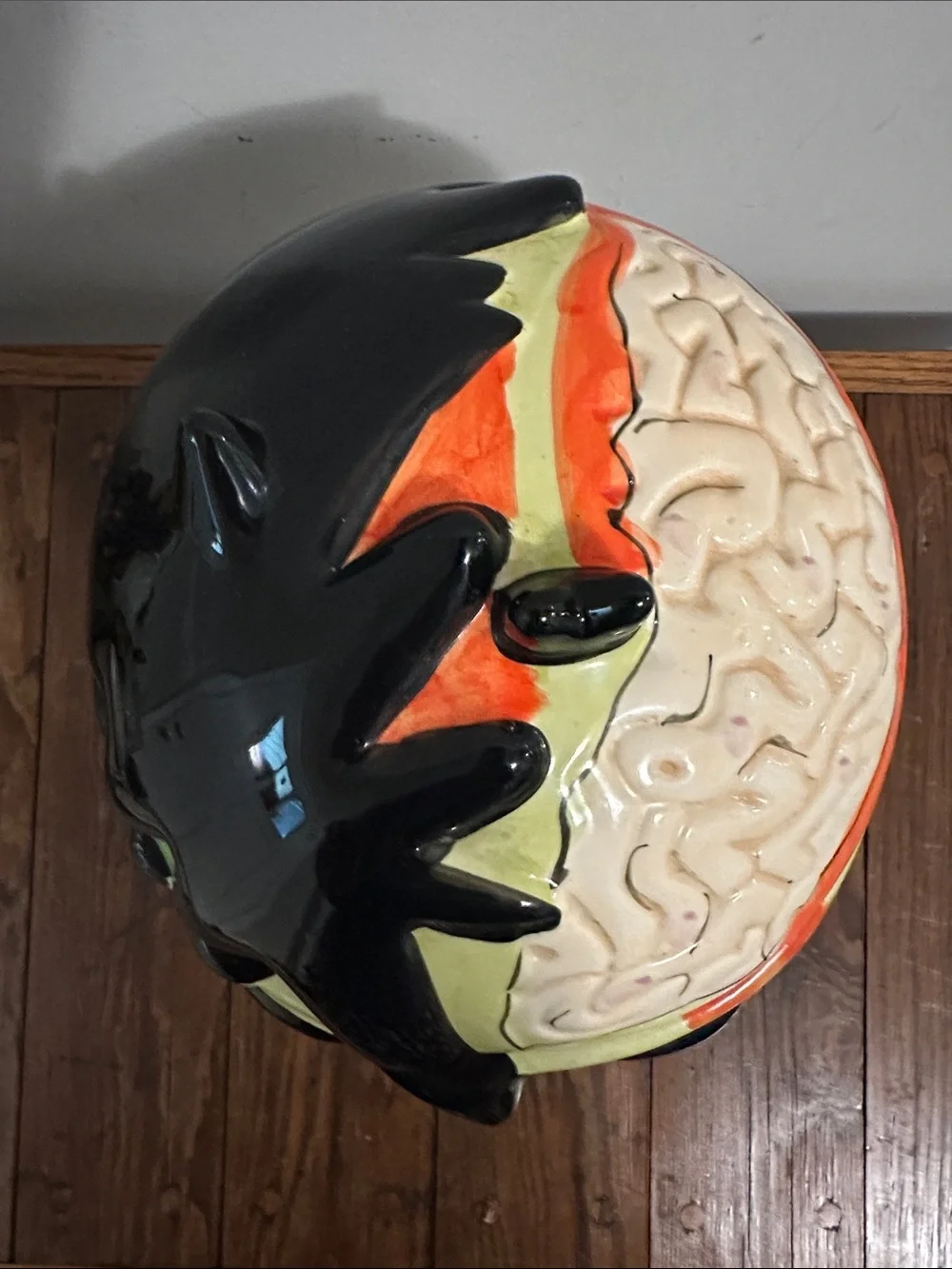 Zombie head cookie jar/candy container